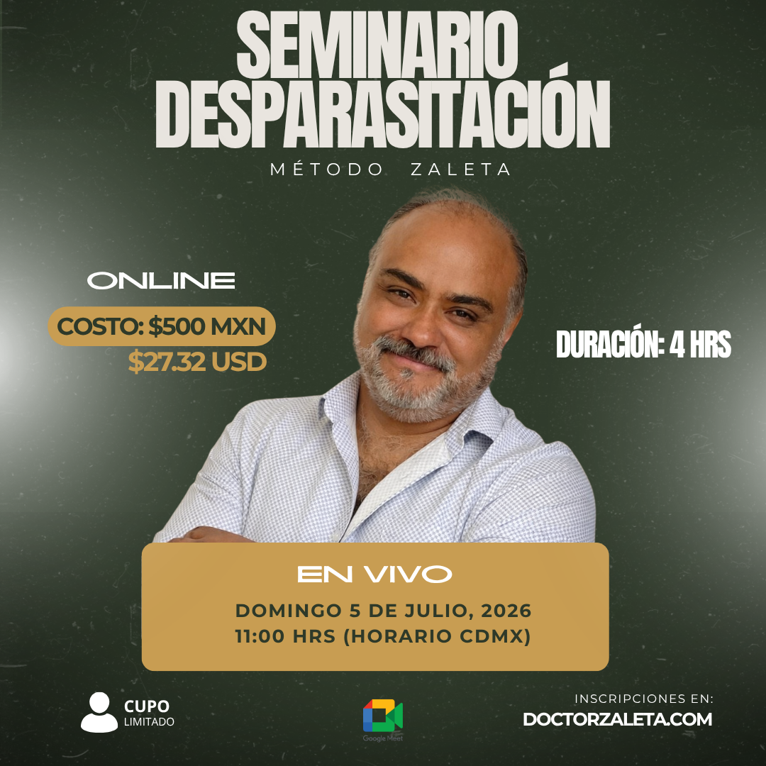 SEMINARIO DESPARASITACIÓN 2.0 - JULIO
