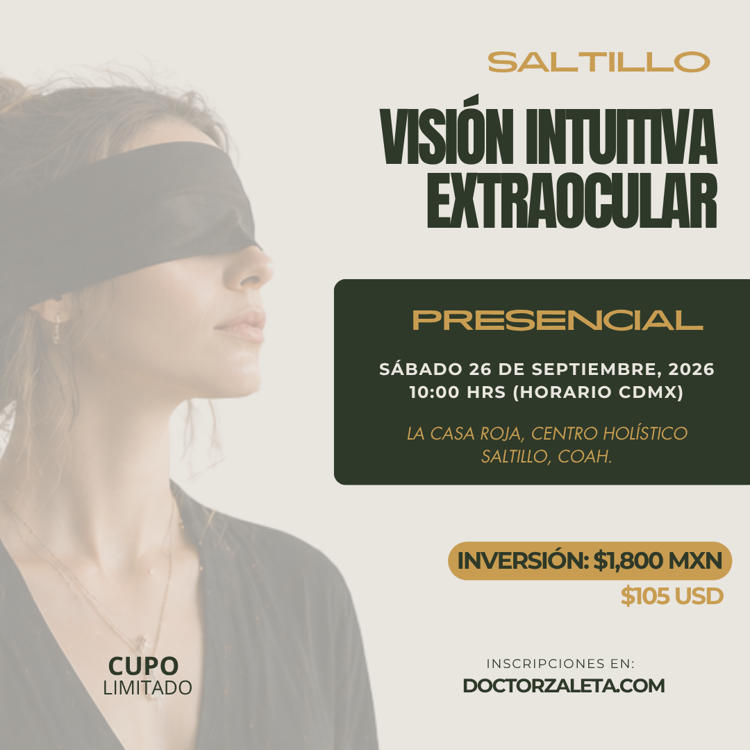 TALLER VISIÓN INTUITIVA EXTRAOCULAR - PRESENCIAL